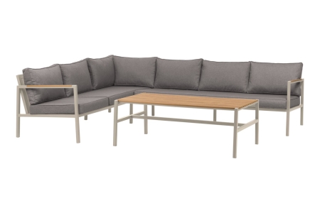 Brafab Cap Ecklounge Set Large, 214x279cm inkl. Tisch, Light Grey-Grau
