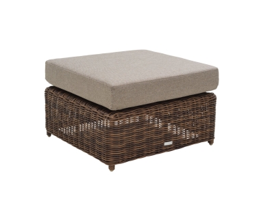 Brafab Glendon Ottomane 72x72cm, Dark Brown-Soft Moose