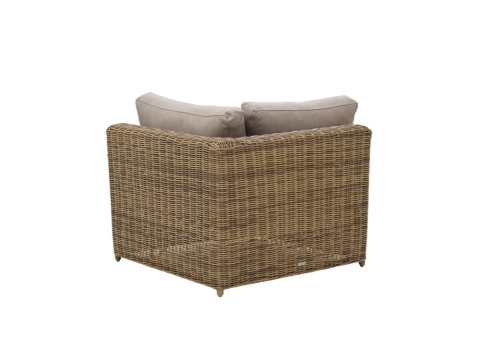 Brafab Glendon Lounge Eckmodul 102x102x85cm, Rustic-Beige, inkl. Auflagen