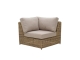 Brafab Glendon Lounge Eckmodul 102x102x85cm, Rustic-Beige, inkl. Auflagen