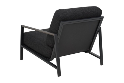 Brafab Lyra Sessel, Schwarz-Teddy Black, inkl. Kissen