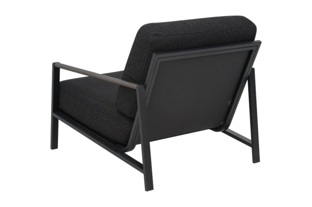 Brafab Lyra Sessel, Schwarz-Teddy Black, inkl. Kissen