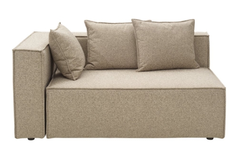 Brafab Muki Sofa-Abschlusselement rechts 140x100x75cm, Light Taupe