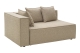 Brafab Muki Sofa-Abschlusselement rechts 140x100x75cm, Light Taupe