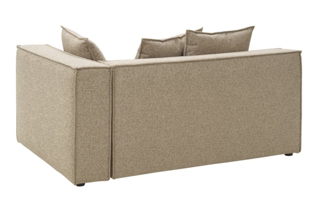Brafab Muki Sofa-Abschlusselement links 140x100x75cm, Light Taupe