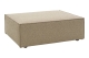 Brafab Muki Ottoman 81x100x39cm, Light Taupe