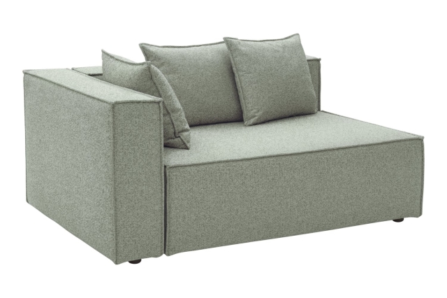 Brafab Muki Sofa-Abschlusselement rechts, Sea Green 140x100x75cm