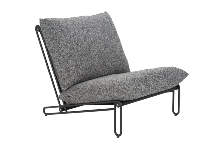 Brafab Blixt Loungesessel, Schwarz-Teddy Ant