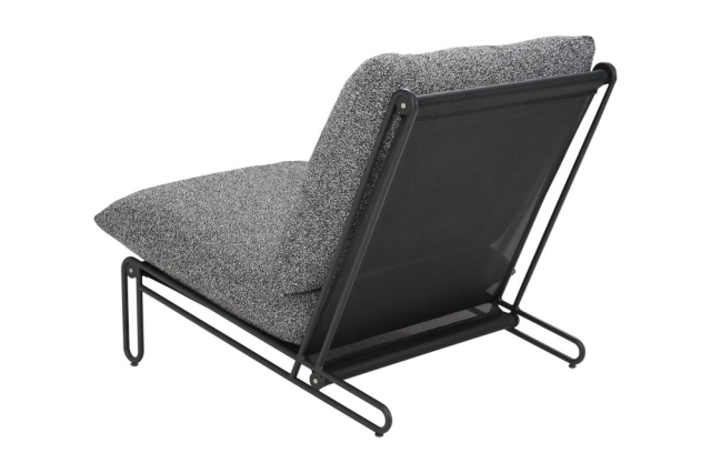 Brafab Blixt Loungesessel, Schwarz-Teddy Ant