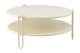 Brafab Blixt Loungetisch Aluminium, Pearl White, 85cm