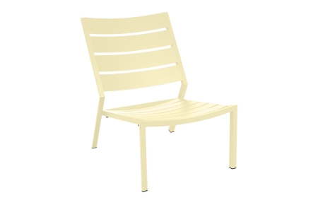 Brafab Delia Loungesessel, Aluminium Lemon, stapelbar