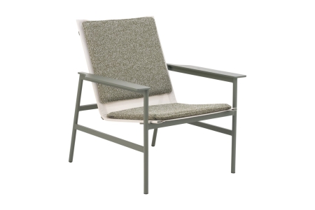 Brafab Soro Loungesessel, Nordic Green-Teddy Verde, inkl. Kissen