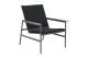Brafab Soro Sessel, Anthrazit-Teddy Black, inkl. Kissen