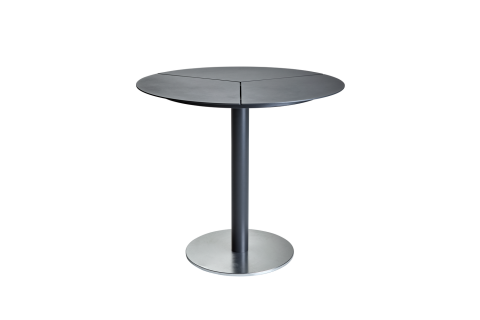 Brafab Peace Bistrotisch rund 80 x 73cm, Aluminium-Stahl Antrazit