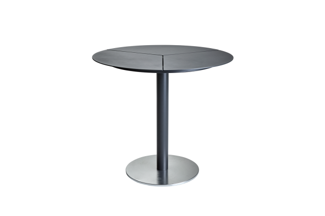 Brafab Peace Bistrotisch rund 80 x 73cm, Aluminium-Stahl Antrazit