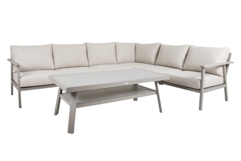 Brafab Samvaro Low Loungetisch Khaki-Sand, 140x70x50cm