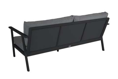 Brafab Samvaro Low 2,5-Sitzer-Sofa Antrazit-Pearl Grey