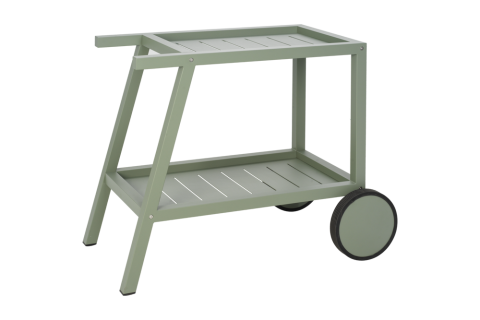Brafab Samvaro Servierwagen, Dusty Green