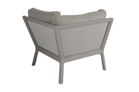 Brafab Samvaro Low Ecklounge, Khaki-Sand, inkl. Auflagen