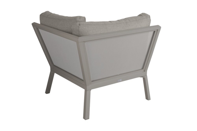 Brafab Samvaro Low Ecklounge, Khaki-Sand, inkl. Auflagen