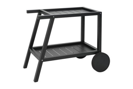 Brafab Samvaro Servierwagen, Schwarz