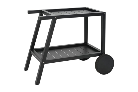 Brafab Samvaro Servierwagen, Schwarz
