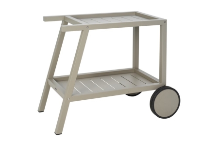 Brafab Samvaro Servierwagen 86x49x69cm Aluminium Khaki