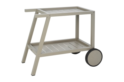 Brafab Samvaro Servierwagen 86x49x69cm Aluminium Khaki