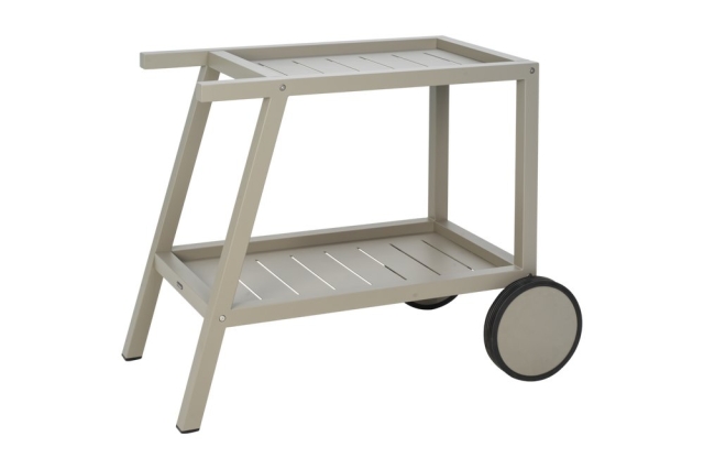 Brafab Samvaro Servierwagen 86x49x69cm Aluminium Khaki