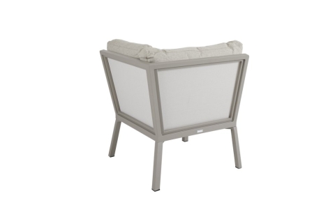 Brafab Samvaro High Eckmodul 79x79x94cm, Khaki-Sand, inkl. Kissen