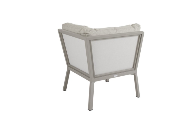 Brafab Samvaro High Eckmodul 79x79x94cm, Khaki-Sand, inkl. Kissen