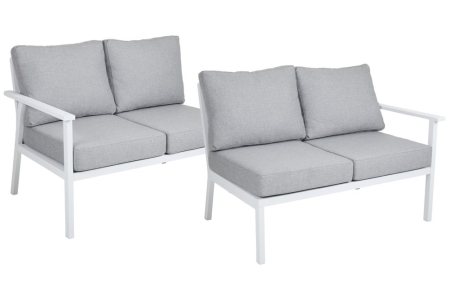 Brafab Samvaro High Abschlussteil, Wei&szlig;-Pearl grey, 120x82x94cm