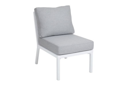 Brafab Samvaro High Mittelteil, Wei&szlig;-Pearl grey, inkl. Auflage