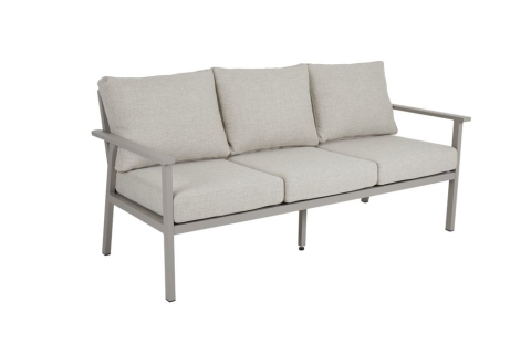 Brafab Samvaro High 3-Sitzer Sofa 183x82x92cm, Khaki-Sand