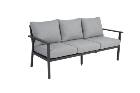 Brafab Samvaro High 3-Sitzer Sofa Antrazit-Pearl Grey