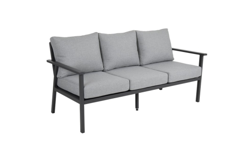Brafab Samvaro High 3-Sitzer Sofa Antrazit-Pearl Grey