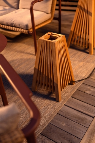 Brafab Julita Lampenschirm Teak natur 33x55cm