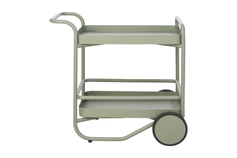 Brafab Trolly Servierwagen, Dusty Green