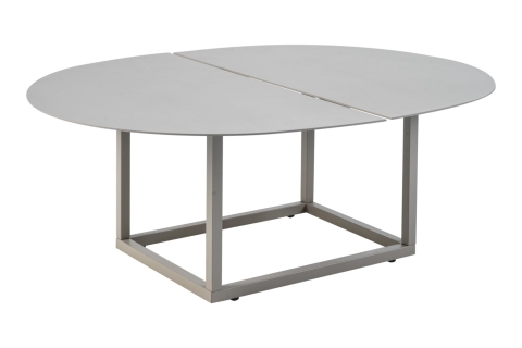 Brafab Olive Loungetisch 110x80x40cm, Aluminium Khaki