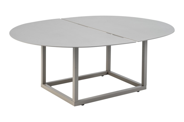 Brafab Olive Loungetisch 110x80x40cm, Aluminium Khaki