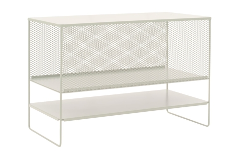 Brafab Haru Outdoork&uuml;che Pearl White 120x60x90cm