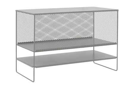Brafab Haru Outdoork&uuml;che, Stahl Slate Grey 120x60x90cm