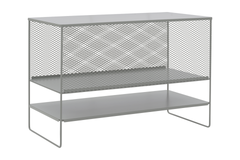 Brafab Haru Outdoork&uuml;che, Stahl Slate Grey 120x60x90cm