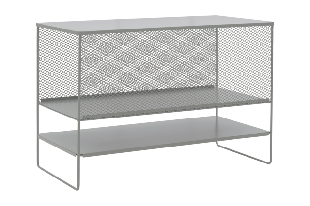 Brafab Haru Outdoork&uuml;che, Stahl Slate Grey 120x60x90cm