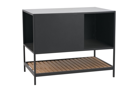Prep Outdoork&uuml;che Aluminium Schwarz, 110x70x90cm