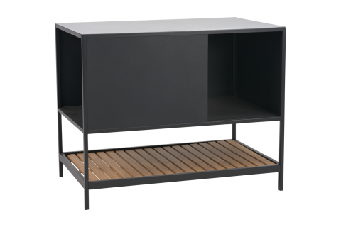 Prep Outdoork&uuml;che Aluminium Schwarz, 110x70x90cm