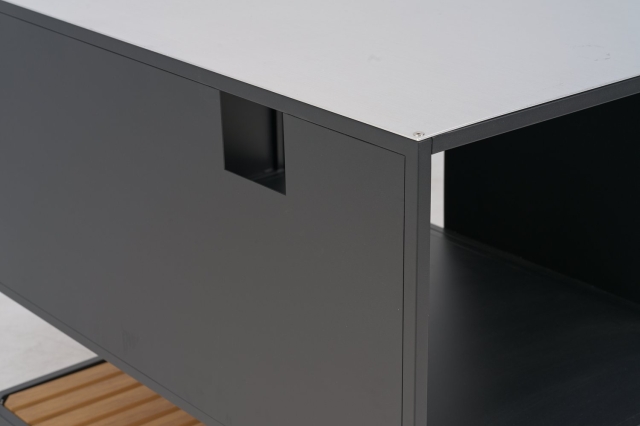 Prep Outdoork&uuml;che Aluminium Schwarz, 110x70x90cm