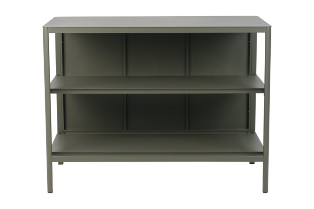Kelia Nordic Green Outdoork&uuml;che 121x64x91cm mit offenen Regalen