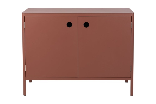 Kelia Zin Red Outdoork&uuml;che 121x64x91cm mit T&uuml;ren