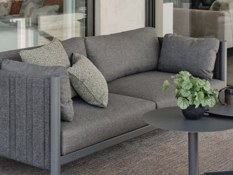 Brad 2,5-Sitzer-Sofa Antrazit-Charcoal Grey